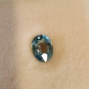 Blue Zircon gemstone